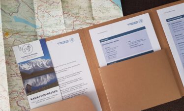 Reiseunterlagen Selbstfahrerreise Buchung Reise Georgien