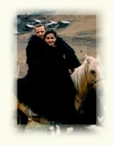 Hans Heiner und Teona Buhr in Tuschetien 1998 Georgien