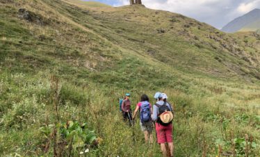 Trekkingreise Stepantsminda - Omalo mit Kaukasus-Reisen. Foto: Peter Gall