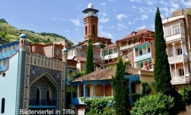 Bäderviertel in Tiflis Tbilissi Georgien