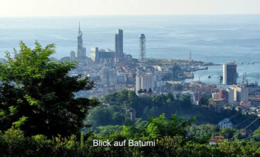 Blick auf Batumi Georgien Schwarzes Meer