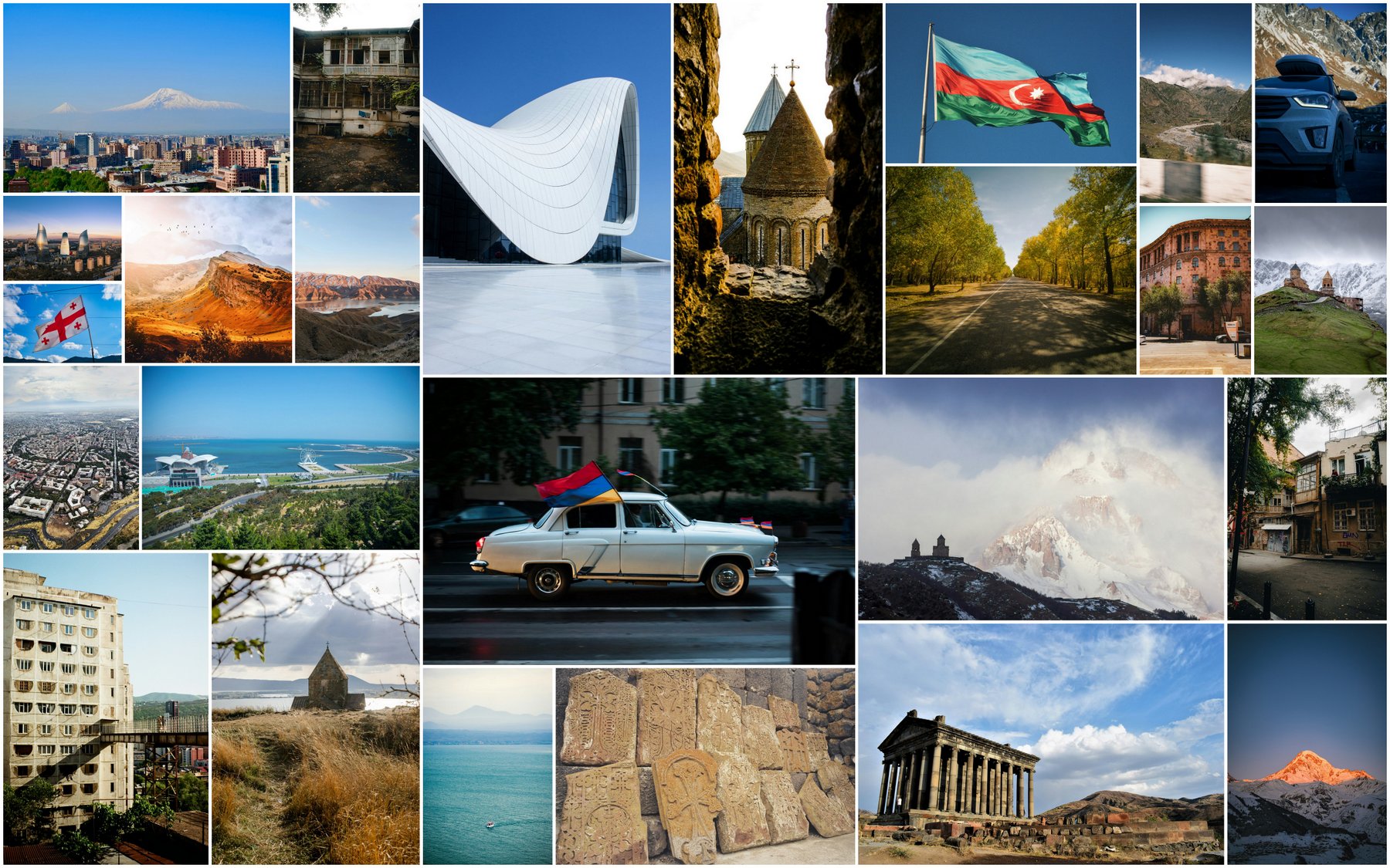 Aserbaidschan, Georgien und Armenien für Selbstfahrer 14 Tage mit Kaukasus-Reisen